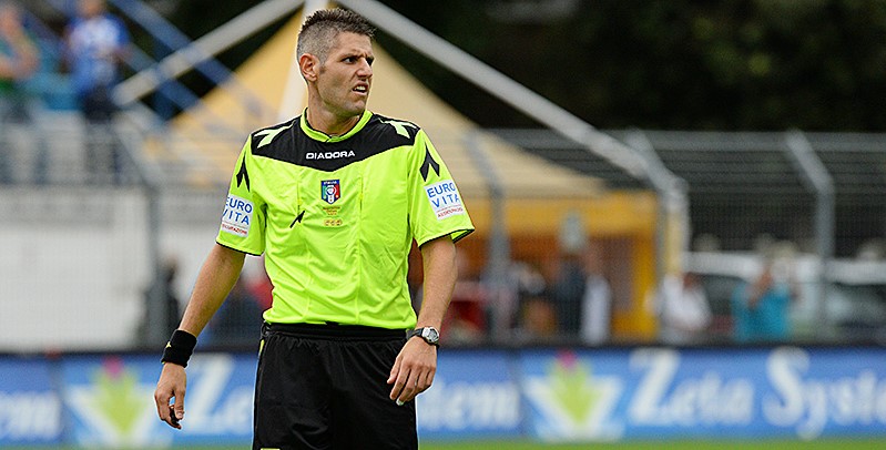 L'arbitro Niccolò Baroni